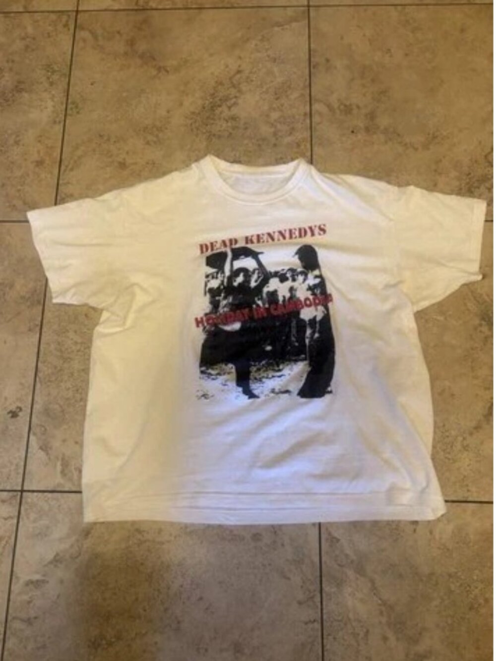 Dead Kennedys Holiday in Cambodia Vintage Punk Graphic T-Shirt